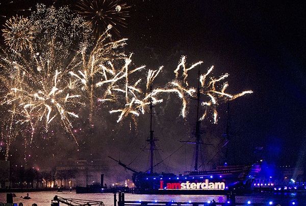 Новый год в Амстердаме
